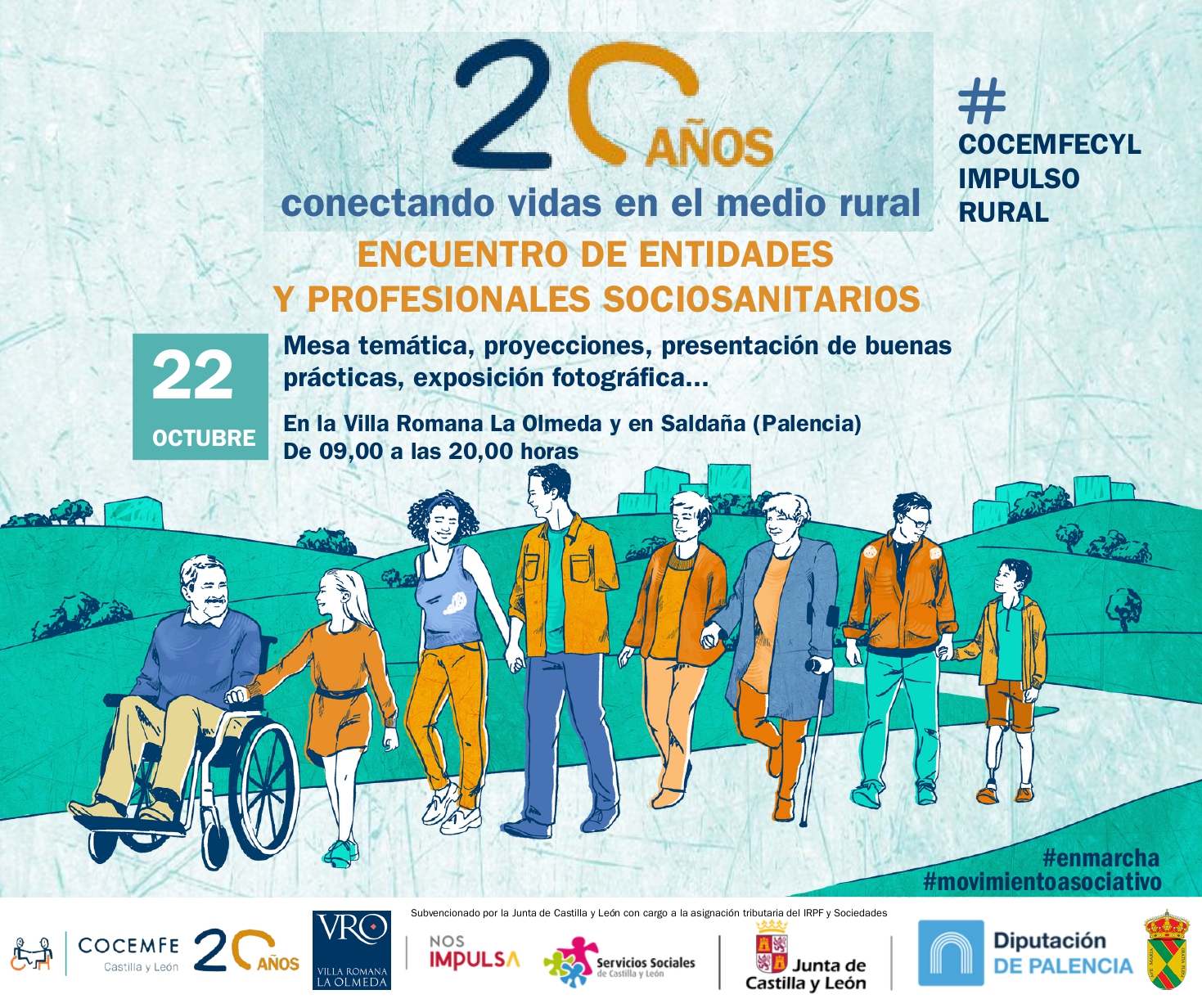 Cocemfe Castilla y León presenta la jornada '20 años conectando vidas en el medio rural'