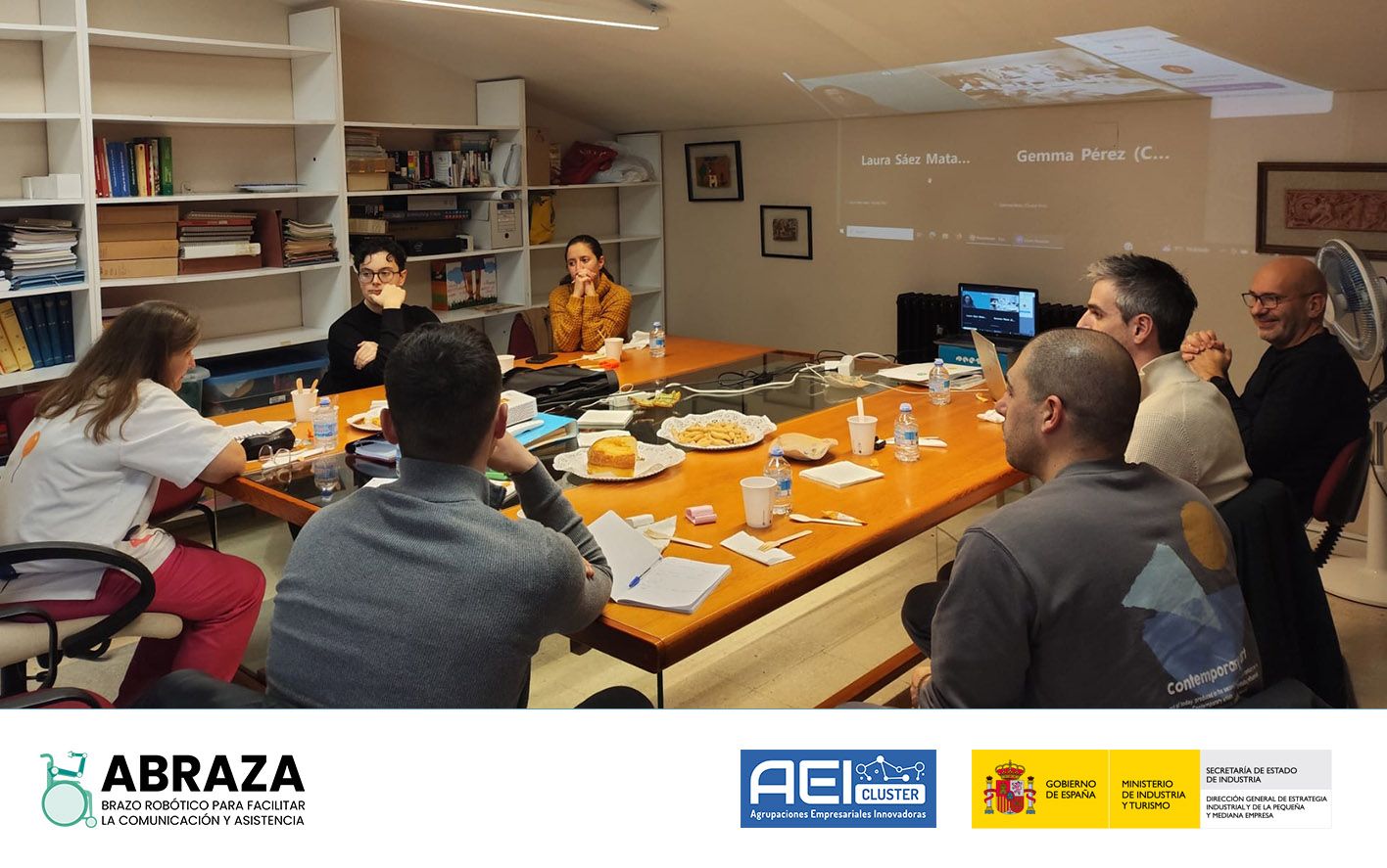 ABRAZA celebra una reunión de trabajo en ASPACE Salamanca