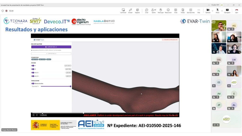El Proyecto EVAR-Twin presenta sus resultados finales