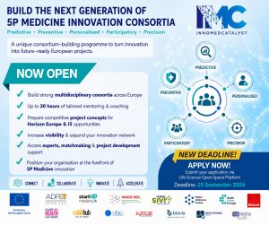 Convocatoria de consorcios europeos de InnoMedCatalyst